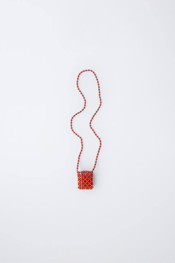 LONG BEADED NECKLACE | Zara US