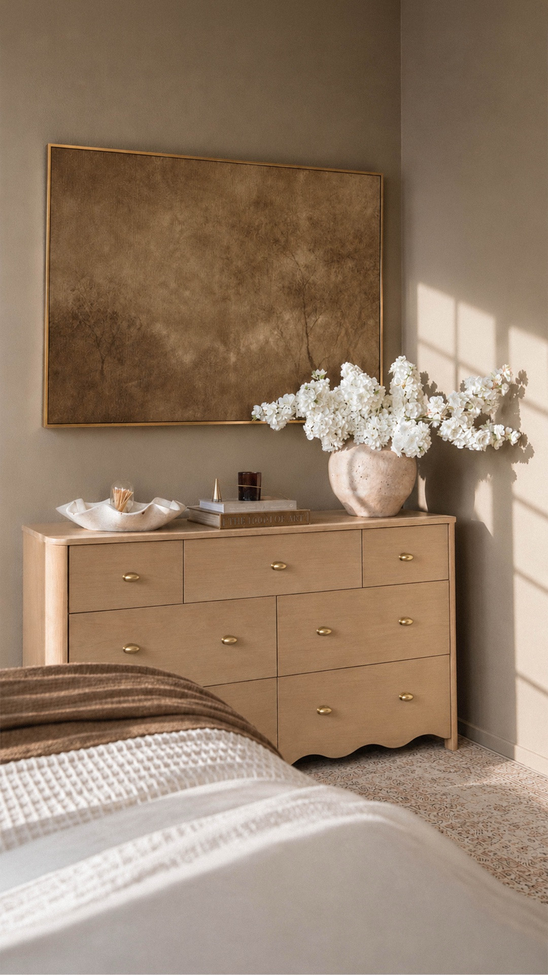 Updating your dresser hardware is one of the easiest ways to give bedroom furniture a custom, vintage-inspired look. 

I already loved my mom's dresser and nightstands, but I wanted to add a little more vintage charm. Swapping the hardware for these @amerockhardware Vaile knobs was the perfect finishing touch.

The craftsmanship is exceptional—they have a beautiful, substantial weight, and the Champagne Bronze finish pairs effortlessly with the warm wood tones. It's amazing how one simple change can make a well-loved piece feel completely custom.

If you've been looking for an easy way to refresh furniture you already own, don't overlook the hardware. 

It's a small detail that can completely transform the look and elevate the entire space.

Comment SHOP & I’ll send you a link!
.
.
#AmerockPartner #Amerock #ChampagneBronze #CabinetHardware #HomeDecor #InteriorDesign #BedroomMakeover #VintageInspired #HomeStyling #FurnitureFlip #DIYHome #HomeInspiration #NeutralHome #InteriorStyling #DesignDetails

#LTKHome