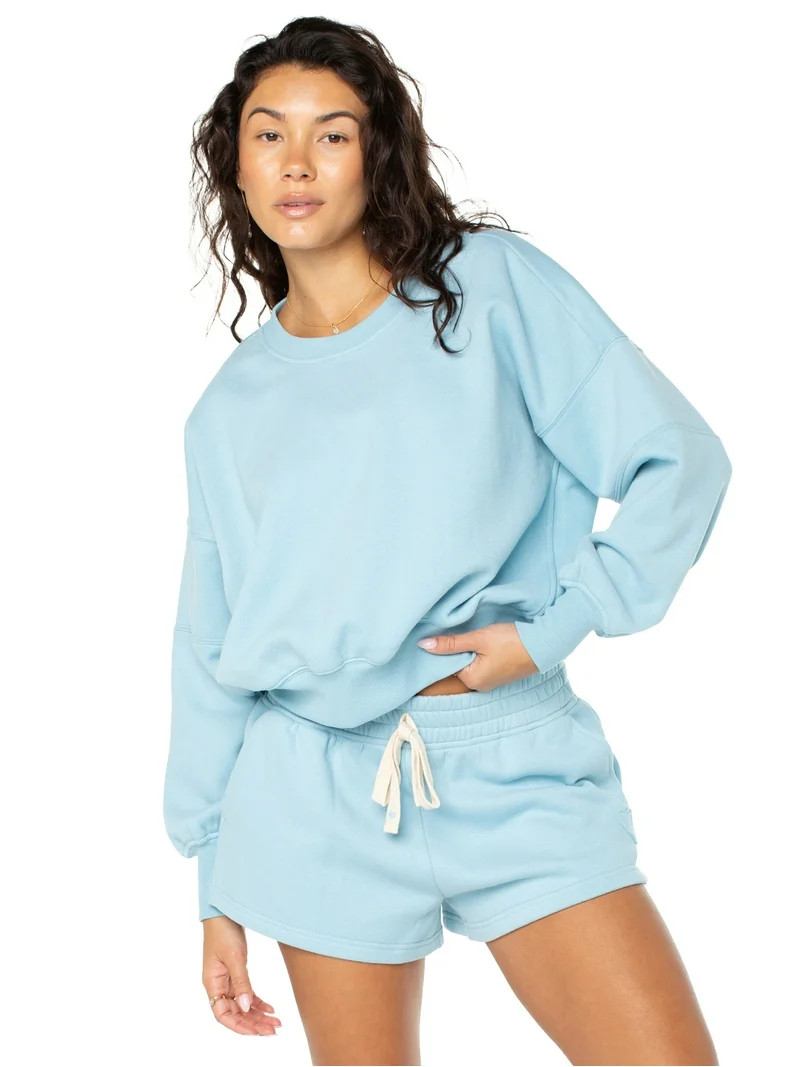 Celebrity Pink Women's and Women's Plus Oversized Boyfriend Sweatshirt, Sizes XS-4X | Walmart (US)