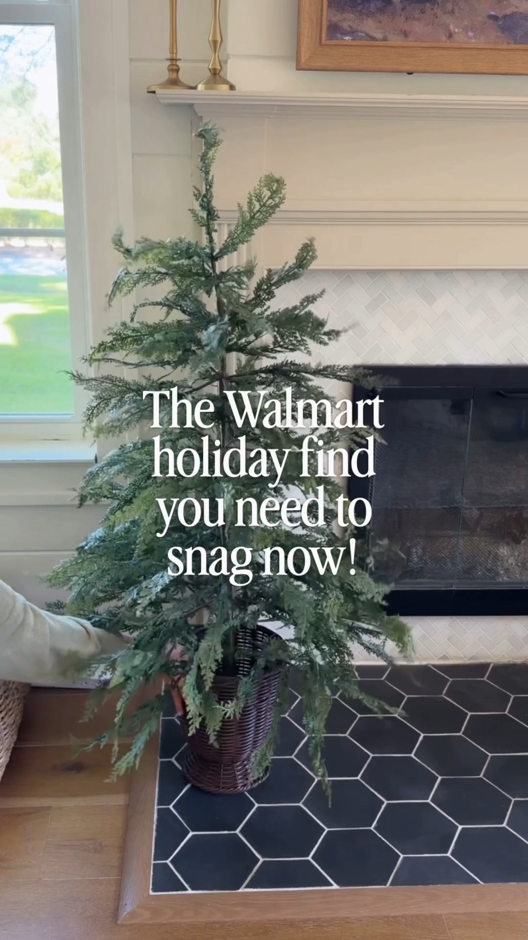 These prelit twinkling cypress trees are back again at Walmart, this year with the prettiest woven pots! Guaranteed not to stay in stock for long, though.

#LTKHome #LTKSeasonal