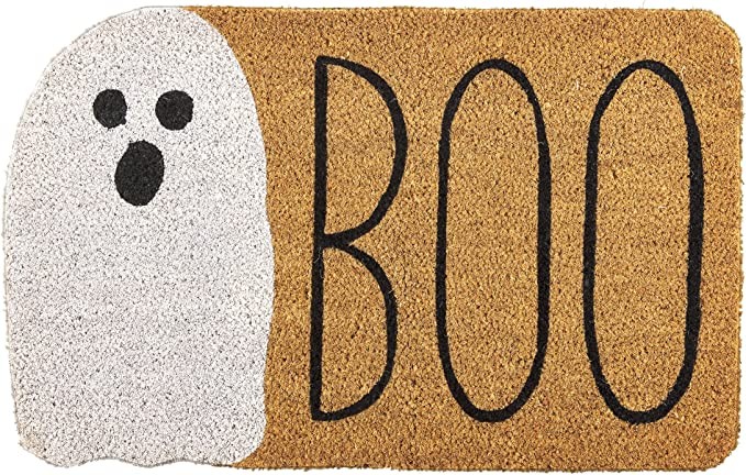 Mud Pie Hallowen Coir Doormat, Boo | Amazon (US)