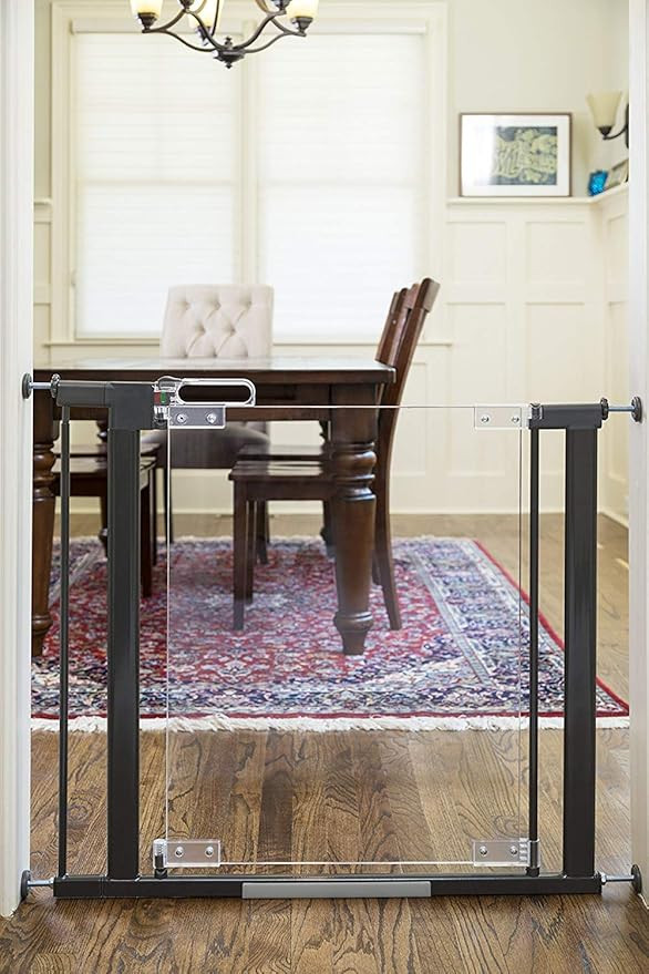 Qdos Crystal Designer Baby Safety Gate - Meets Tougher European Standards - Modern Design and Unp... | Amazon (US)