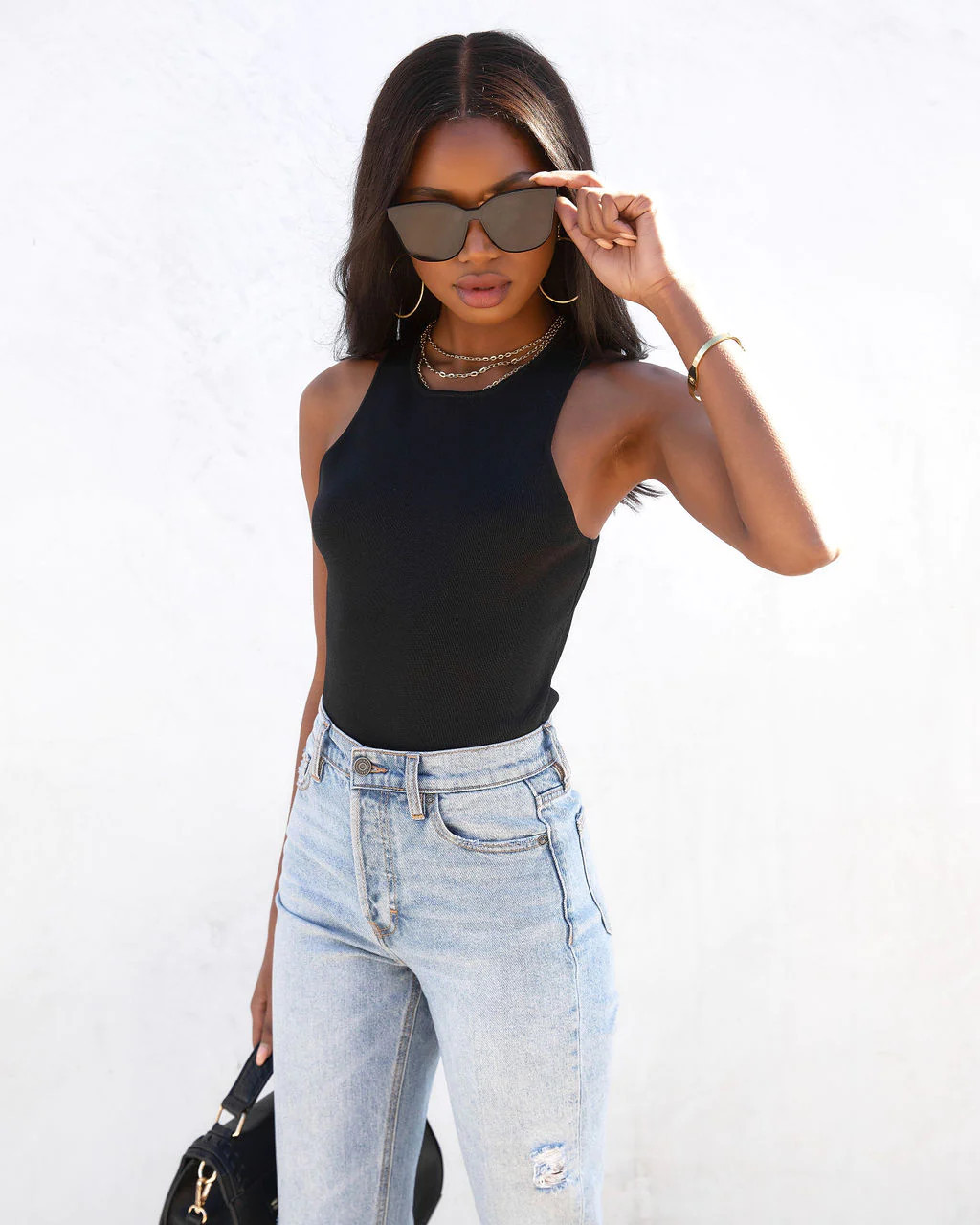 Yolanda Knit Tank - Black - FINAL SALE | VICI