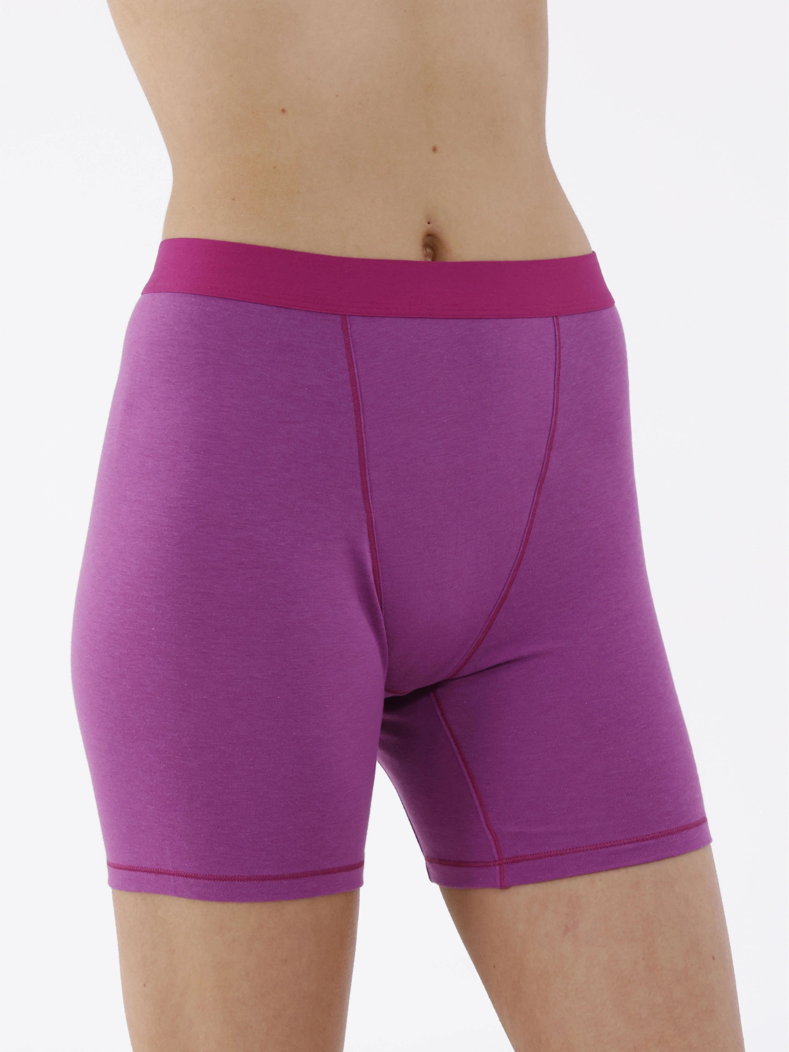 No Boundaries Cotton Ribbed Boxer Short Panties | Walmart (US)