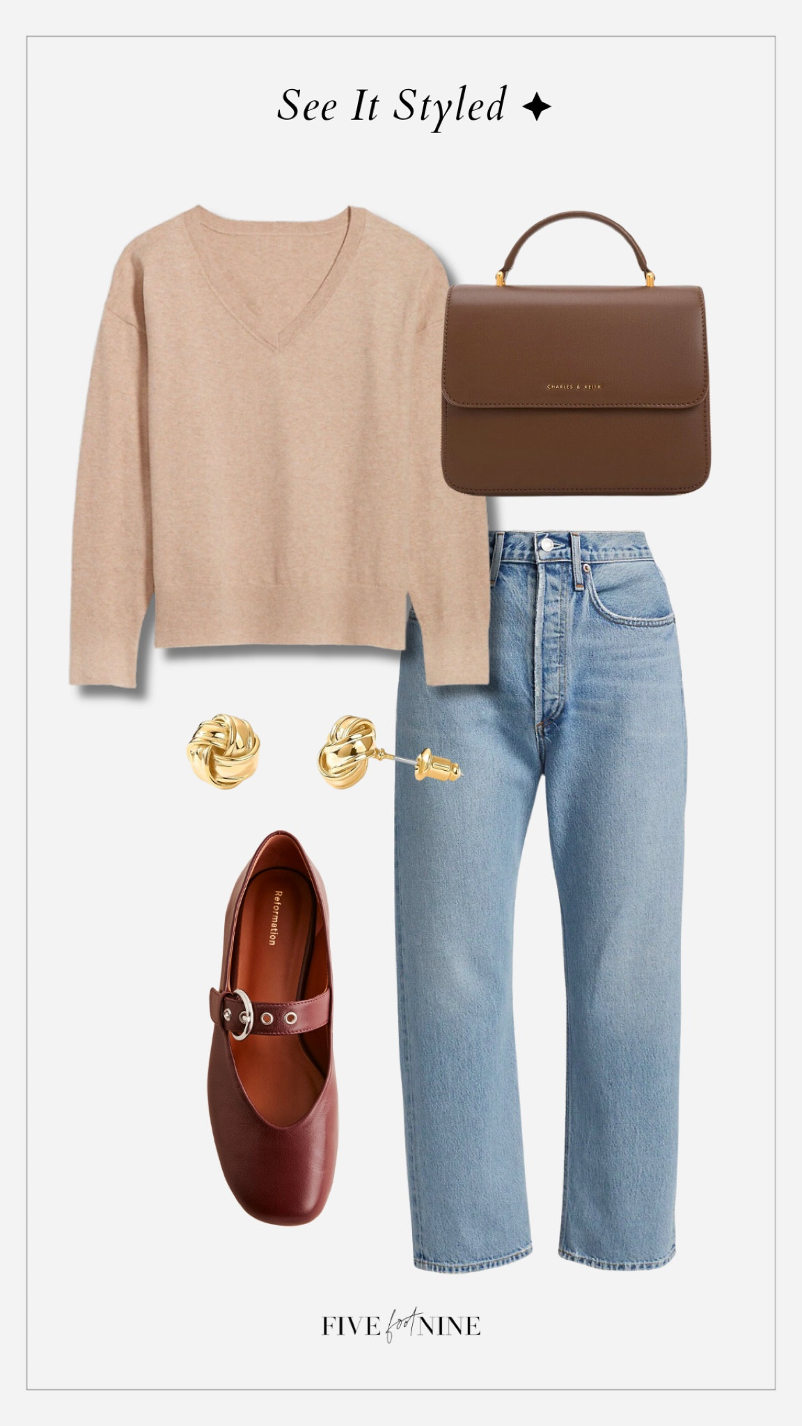 Styling a tan vneck sweater 

#LTKsalealert #LTKworkwear