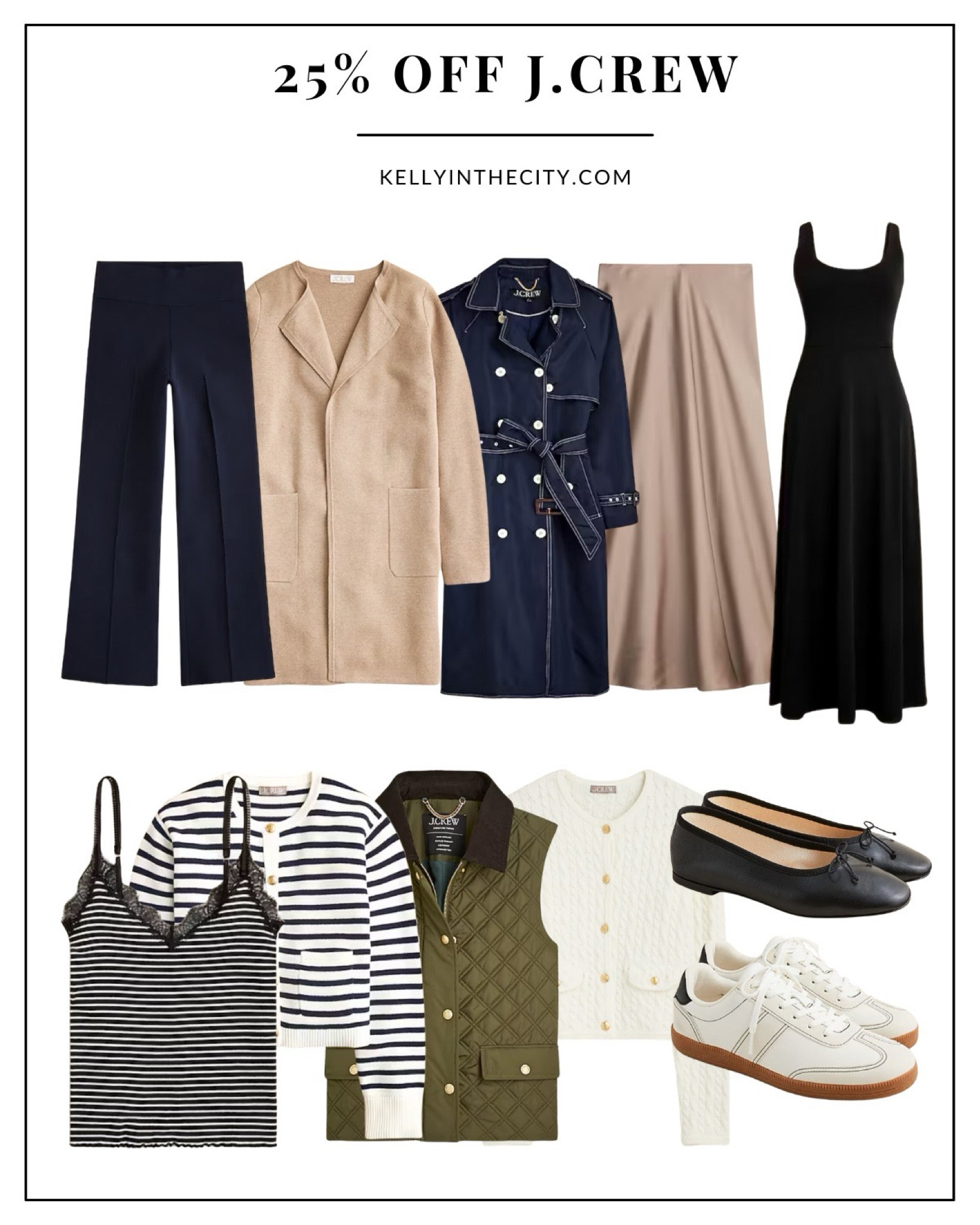 25% off isn't a huge deal for J.Crew, but what I noticed is that the code can be stacked on top of any discounts already applied to products! All of these pieces are already on sale, so using the code will get you an EXTRA 25% off.

#LTKFindsUnder100 #LTKSaleAlert #LTKFallSale