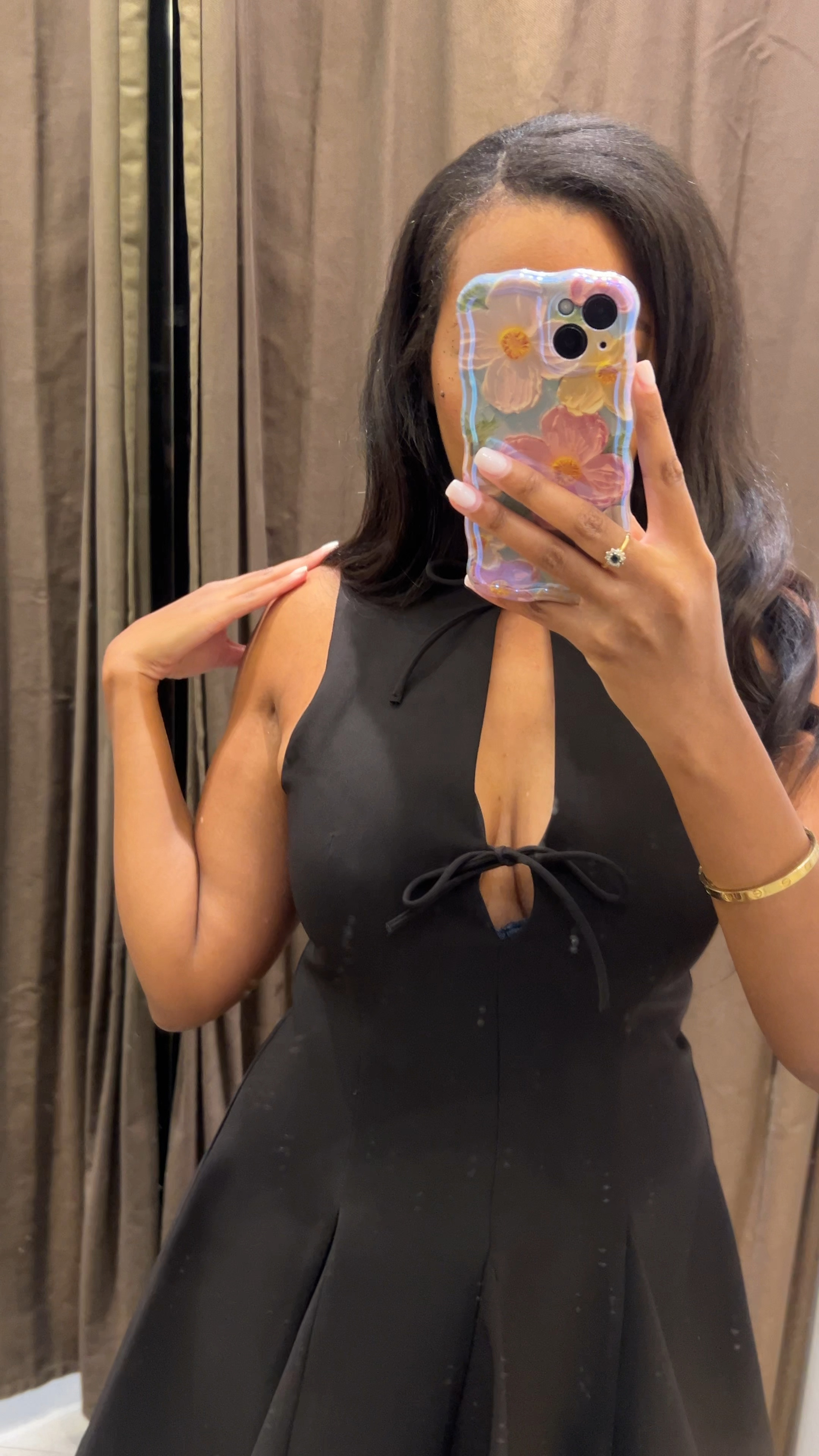 The perfect mini dress😍 comes in burgundy & white. Bow details in the front. I am wearing a size M 

#LTKStyleTip #LTKParties #LTKFindsUnder50