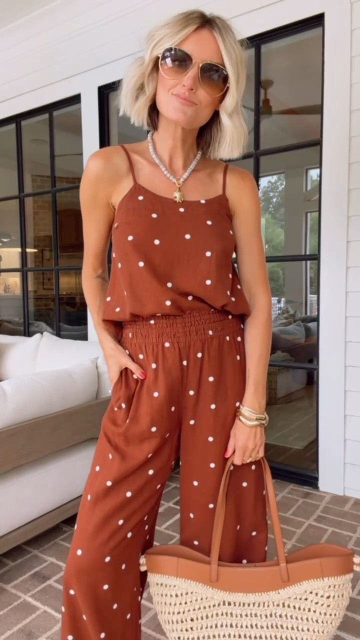 How cute is this polka dot set?! It’s so chic but still so affordable! Wearing XS in top & S in pants! Loverly Grey, matching set, Target, finds under $50, summer outfit

#LTKootd #LTKSeasonal