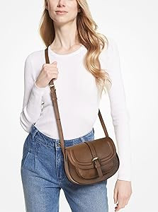 AFKOMST Crossbody Bags for Women,Small Saddle Purse and Boho Cross Body Handbags,Vegan Leather | Amazon (US)