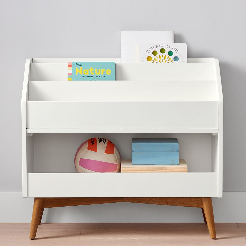 Mid-Century Toy Dump - White & Acorn | West Elm (US)