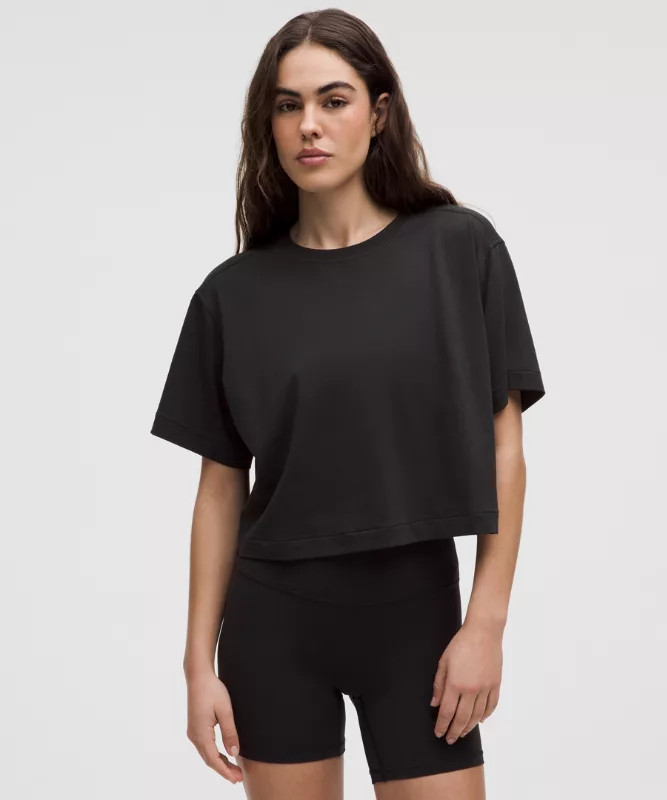All Yours Organic Cotton Cropped T-Shirt | lululemon (AU)