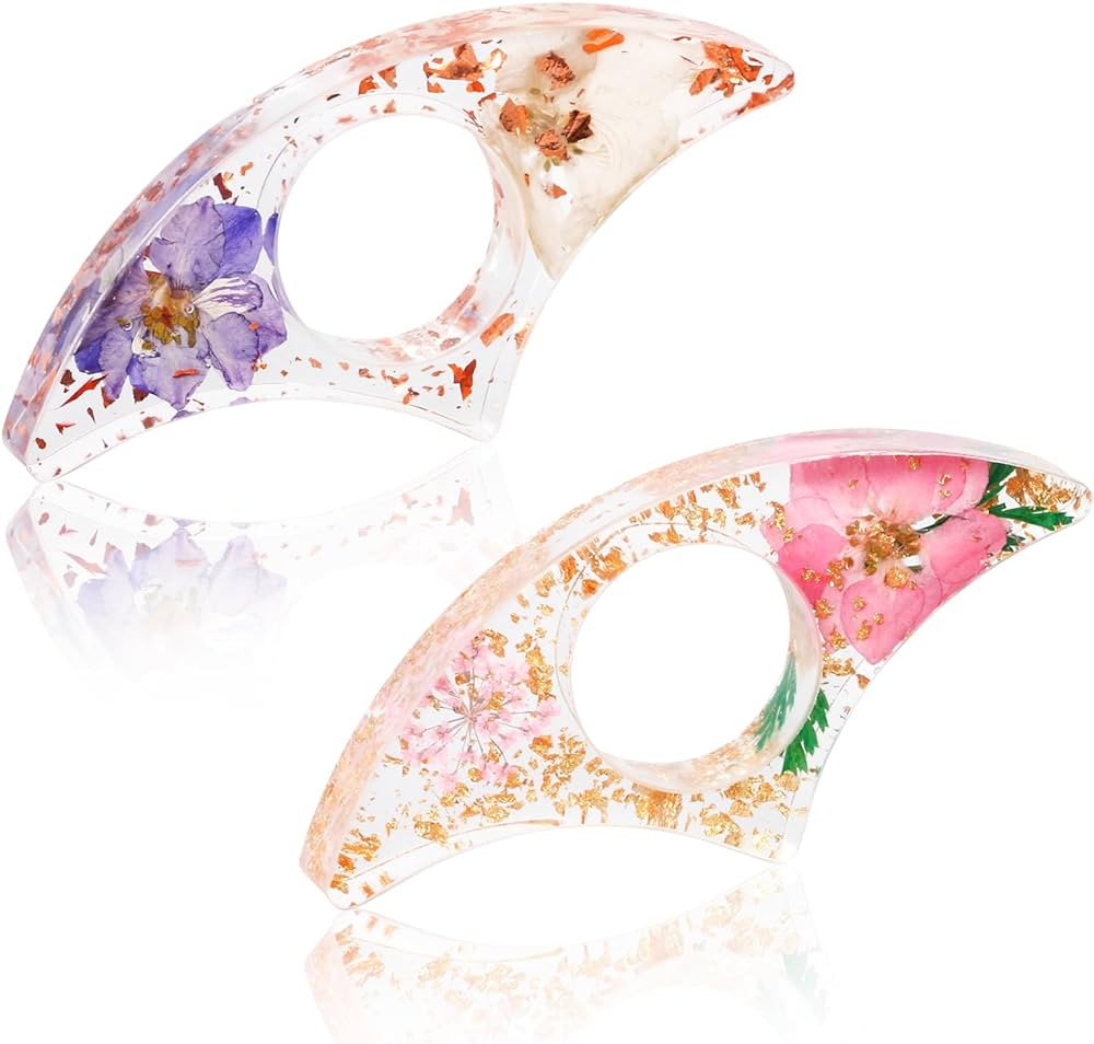 Book Page Holder, Kaluofan 2PCS Thumb Book Page Holder, Book Accessories for Reading Lovers, Hand... | Amazon (US)