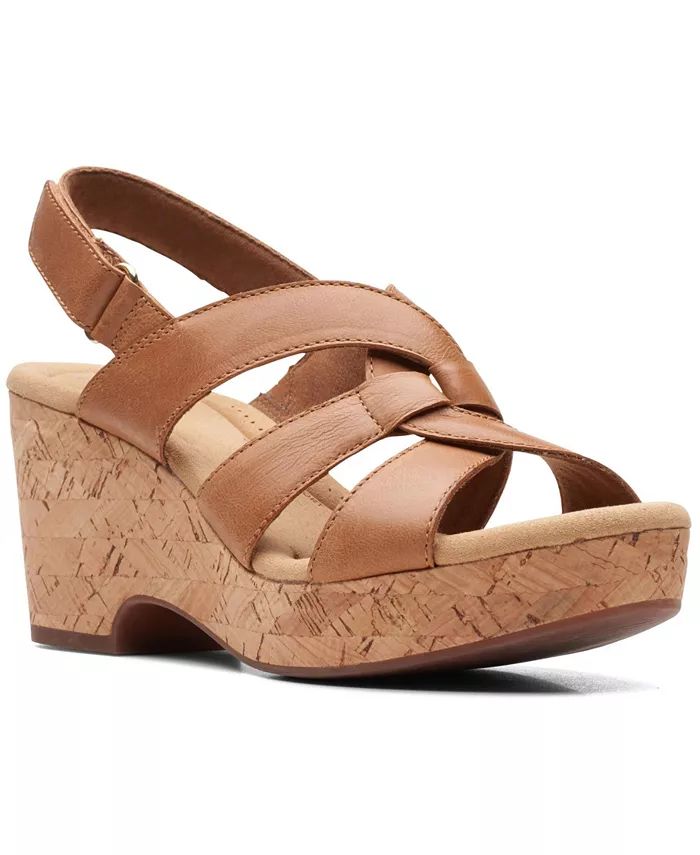 Women's Collection Giselle Beach Slingback Wedge Sandals | Macy's