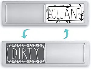 Rustic Farmhouse Dishwasher Magnet Clean Dirty Sign, Universal Clean Dirty Magnet for Dishwasher ... | Amazon (US)