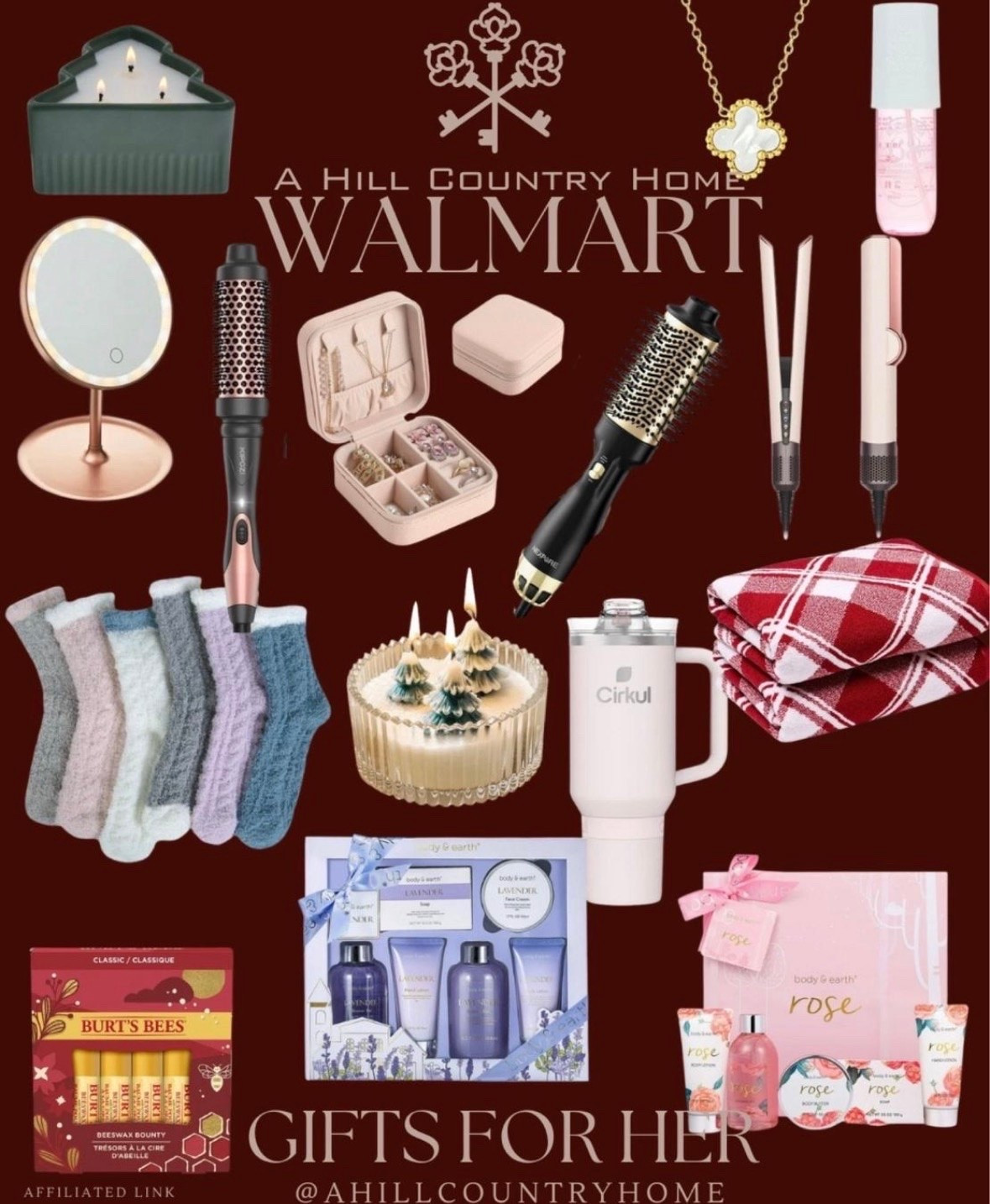A little self-care, a little cozy, and a little luxury without the luxury price tag 🤎 These Walmart gifts for her are perfect for the beauty lover, cozy girl, or anyone who deserves a little pampering. From hair tools and beauty accessories to candles, slippers, drinkware, cozy socks, and bath sets, these make easy gifts for every woman on your list.
Follow @miriamobrien on Instagram & TikTok for more finds!
#WalmartFinds #GiftsForHer #GiftsForWomen #BeautyGifts #SelfCareGifts #CozyGifts #WalmartBeauty #GiftIdeas

#LTKSeasonal #LTKOver40 #LTKHome