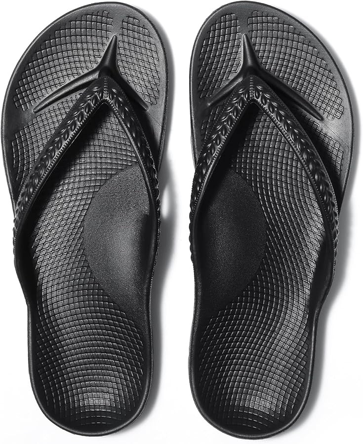Litfun Women's Arch Support Flip Flops for Plantar Fasciitis Orthopedic Thong Sandals Comfortable... | Amazon (US)