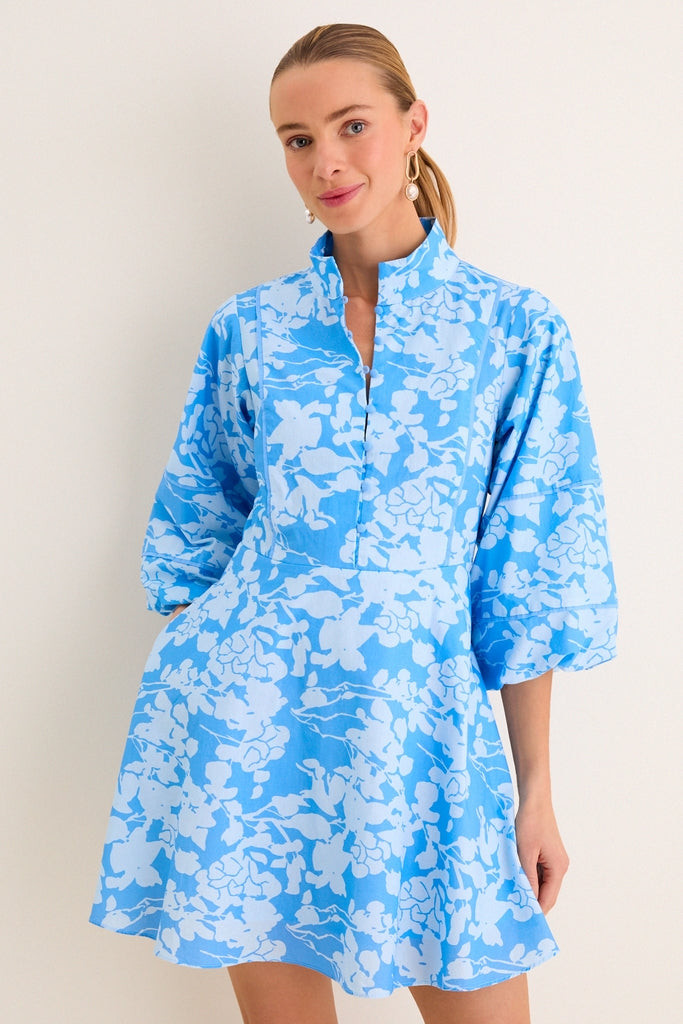 Morning Glory Floral Mini Hillsborough Dress | Tuckernuck (US)