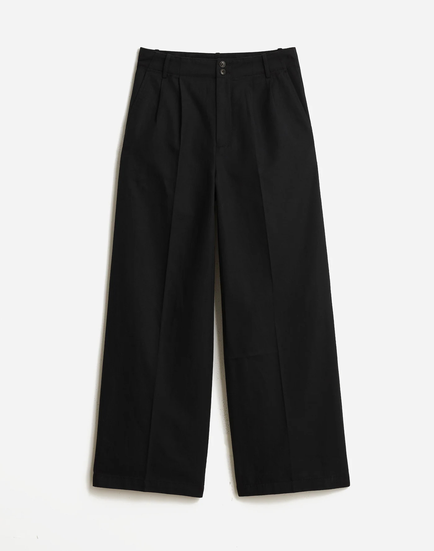 The Petite Harlow Wide-Leg Pant in Drapey Twill | Madewell | Madewell