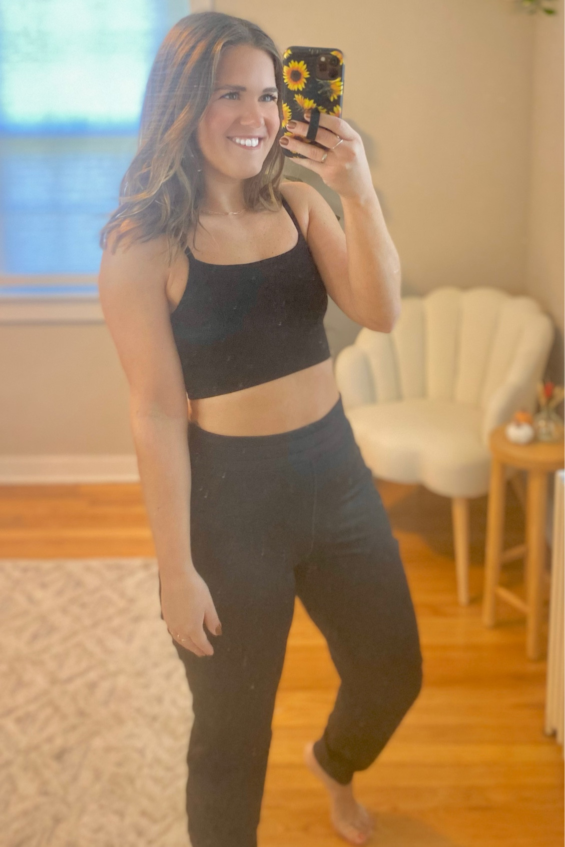 bralette: xs (straps not adjustable)
pants: small

#LTKfit #LTKunder100 #LTKcurves