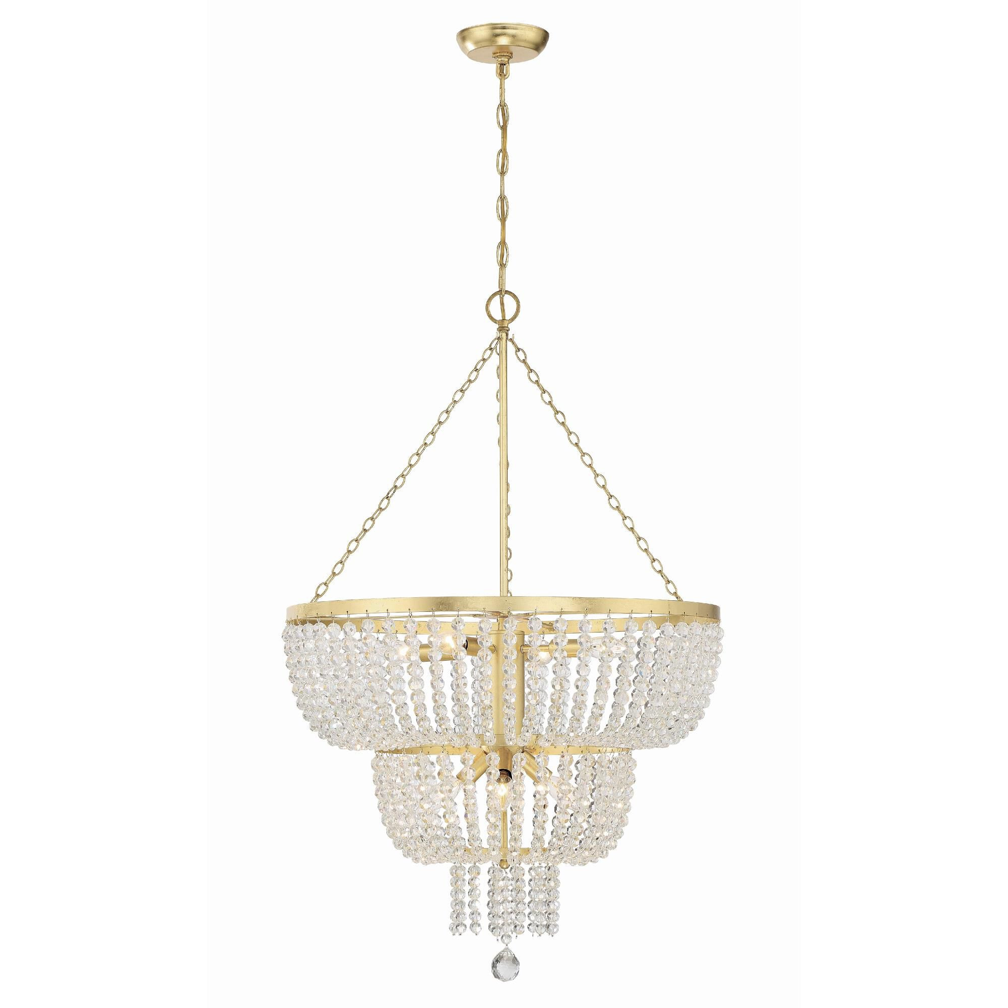 Rylee 24 Inch 8 Light Chandelier by Crystorama | 1800 Lighting
