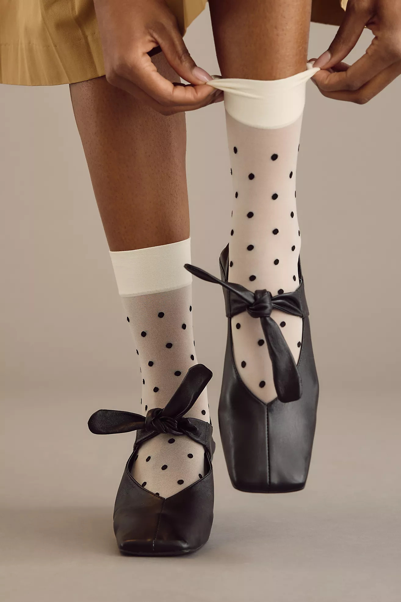 Vicenza Bow Mary Jane Flats | Anthropologie (US)