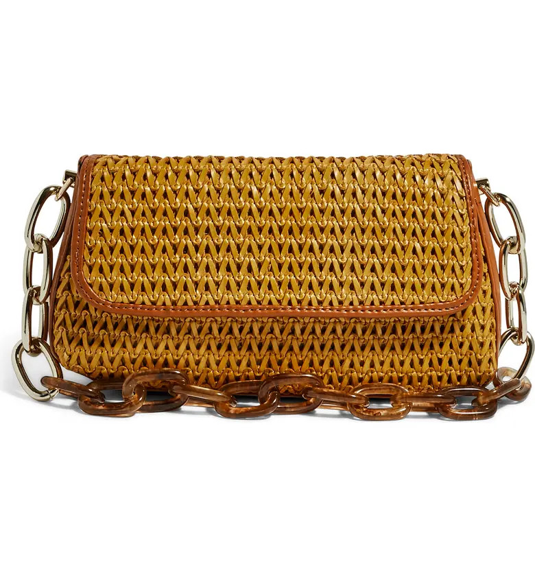 We Fashion Vegan Leather Chain Strap Shoulder Bag | Nordstrom