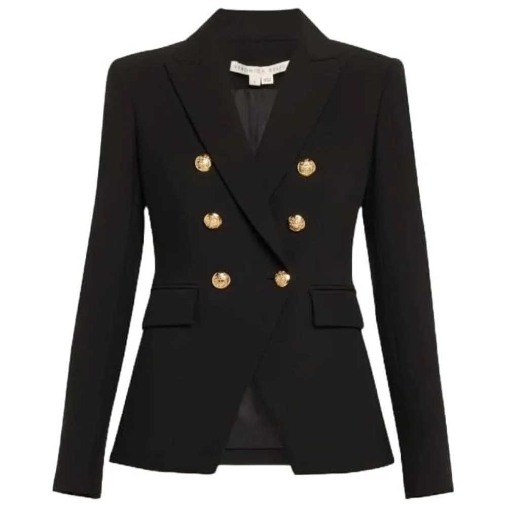 Veronica Beard Women's Miller Dickey Jacket, Black/Gold | Shop Simon