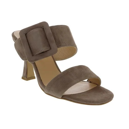 Ventutto Mink Wide Buckle High Heel Slide- | Walmart (US)