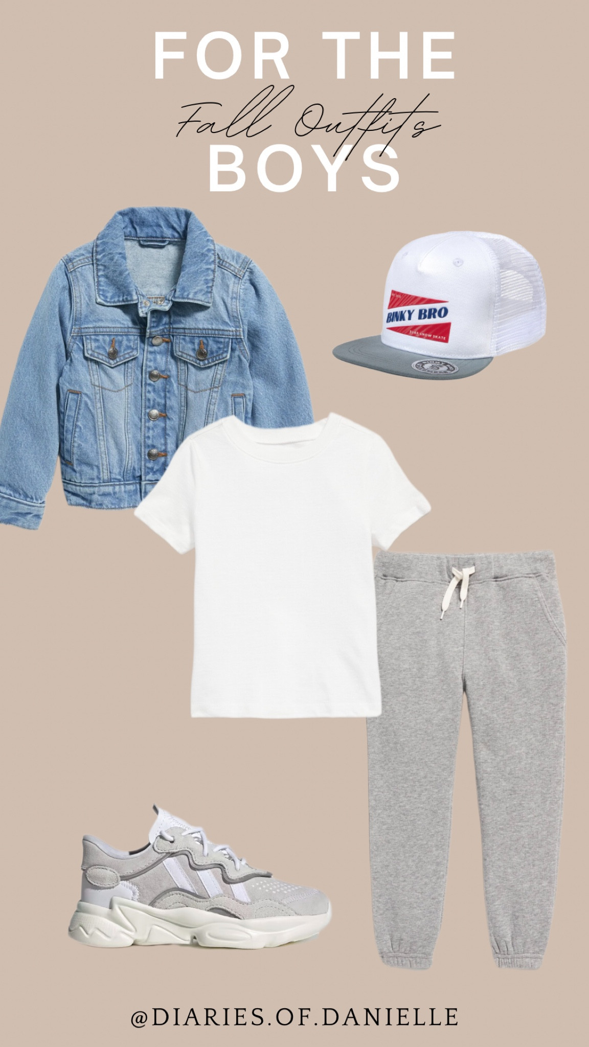 Fall Outfit for Toddler Boys 🧡

Toddler boy outfits, toddler boy clothing, kids outfits, fall style for kids, boys sweatpants, denim jacket, Old Navy, Adidas sneakers 

#LTKkids #LTKSeasonal #LTKstyletip