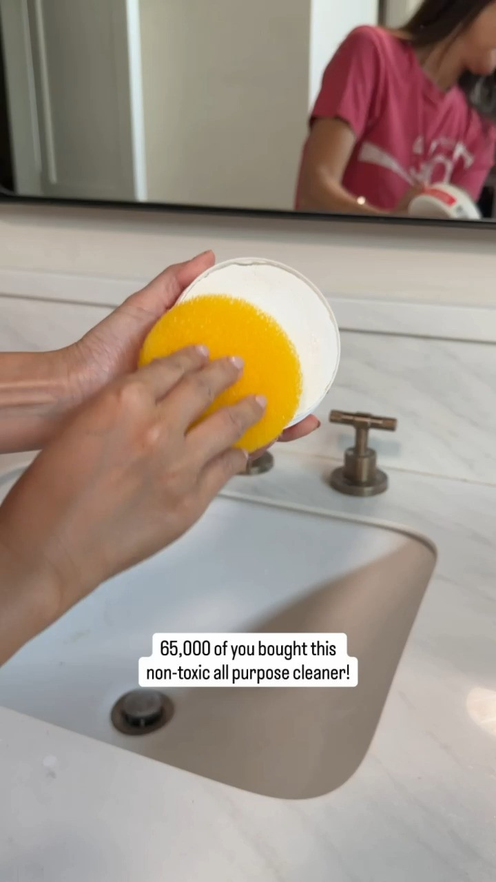 Favorite nontoxic cleaner works on any washable surface! I can't believe 65,000 of you bought this based off these videos. I'm so glad you're happy with it and it's such a great alternative to all those chemically filled products.  

 #LTKHome #LTKSaleAlert