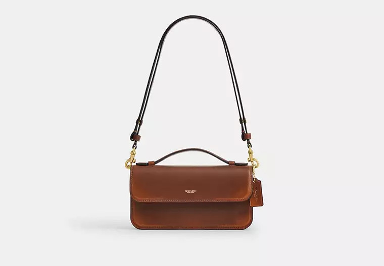 New York Elora Top Handle Crossbody Bag In Loved Leather | Coach (US)