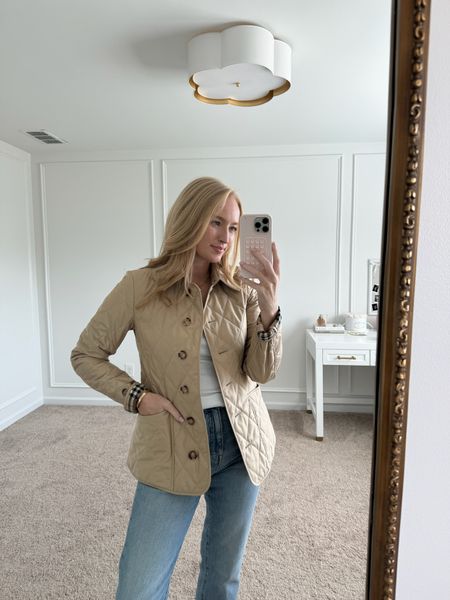 If you’re looking for a great everyday jacket that is perfect for spring I love this one from Burberry. I’ve paired it with classic denim for a simple everyday look  

#LTKSeasonal #LTKstyletip