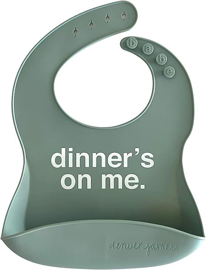 Denver James Silicone Feeding Bibs | Dishwasher Safe. Waterproof. Adjustable. | Amazon (US)