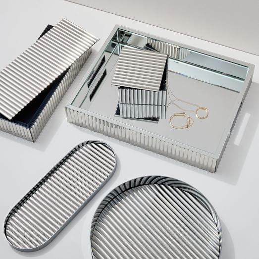 Fluted Mirror Vanity Collection | West Elm (US)