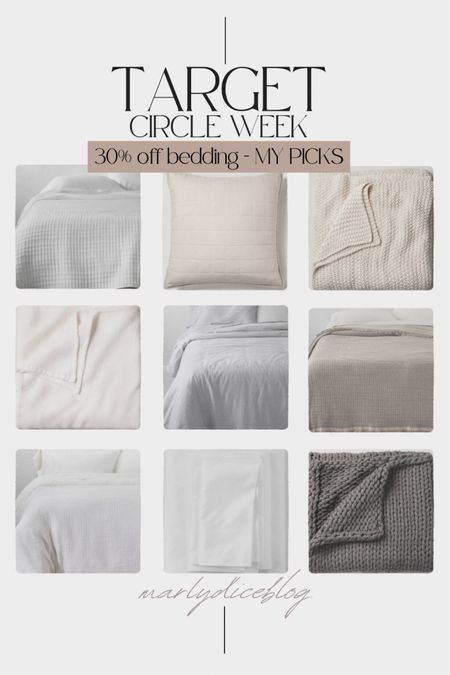 TARGET CIRCLE WEEK BEDDING! I have the chambray comforter in my guest room. I also have the linen blend comforter, knit blanket and sheets in my room. They’re all beautiful! I love Casaluna bedding.

#LTKhome #LTKxTarget #LTKsalealert