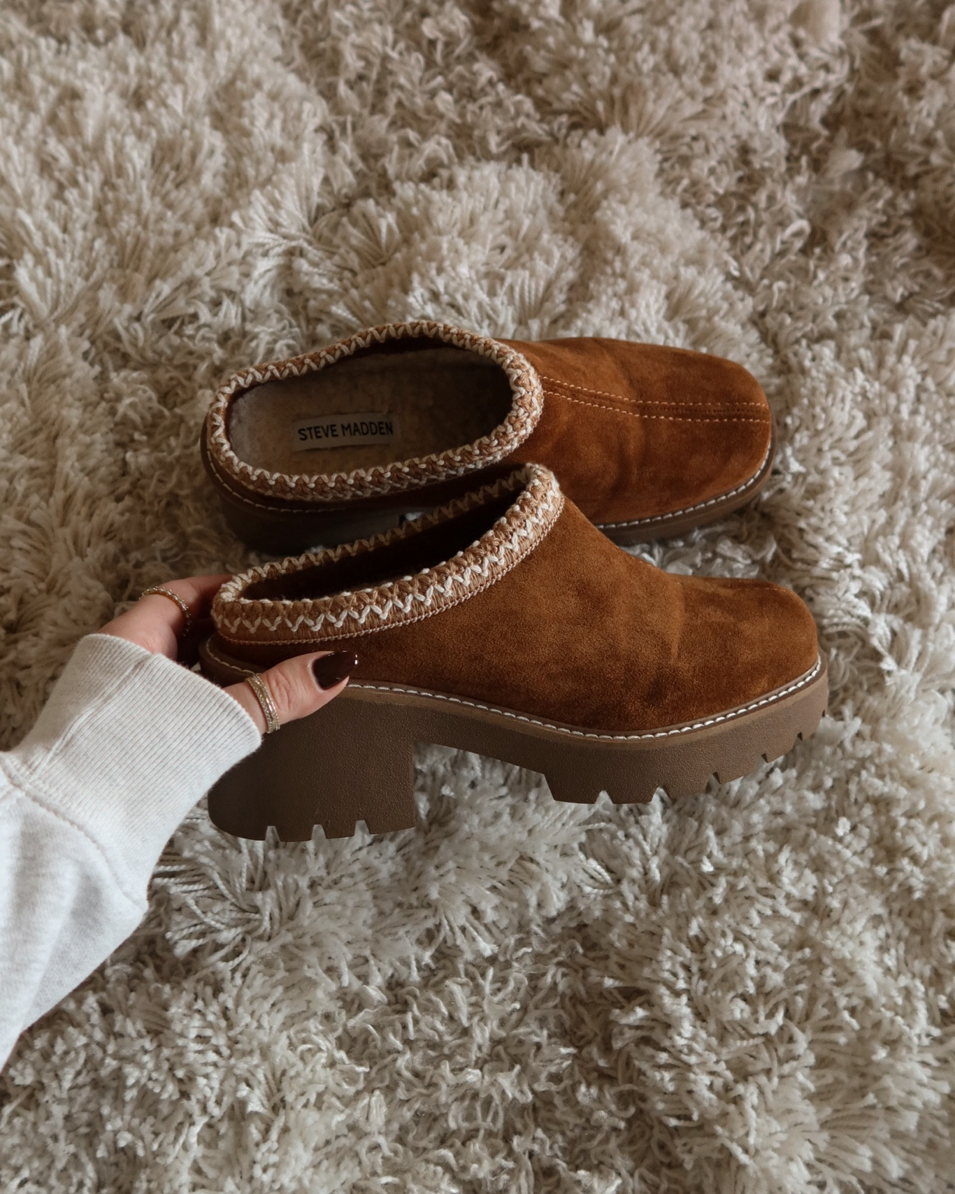 more affordable slip on clogs for fall. I am usually an 8.5 but did a 9 because of the shearling inside ☁️

#LTKShoeCrush #LTKStyleTip #LTKSeasonal