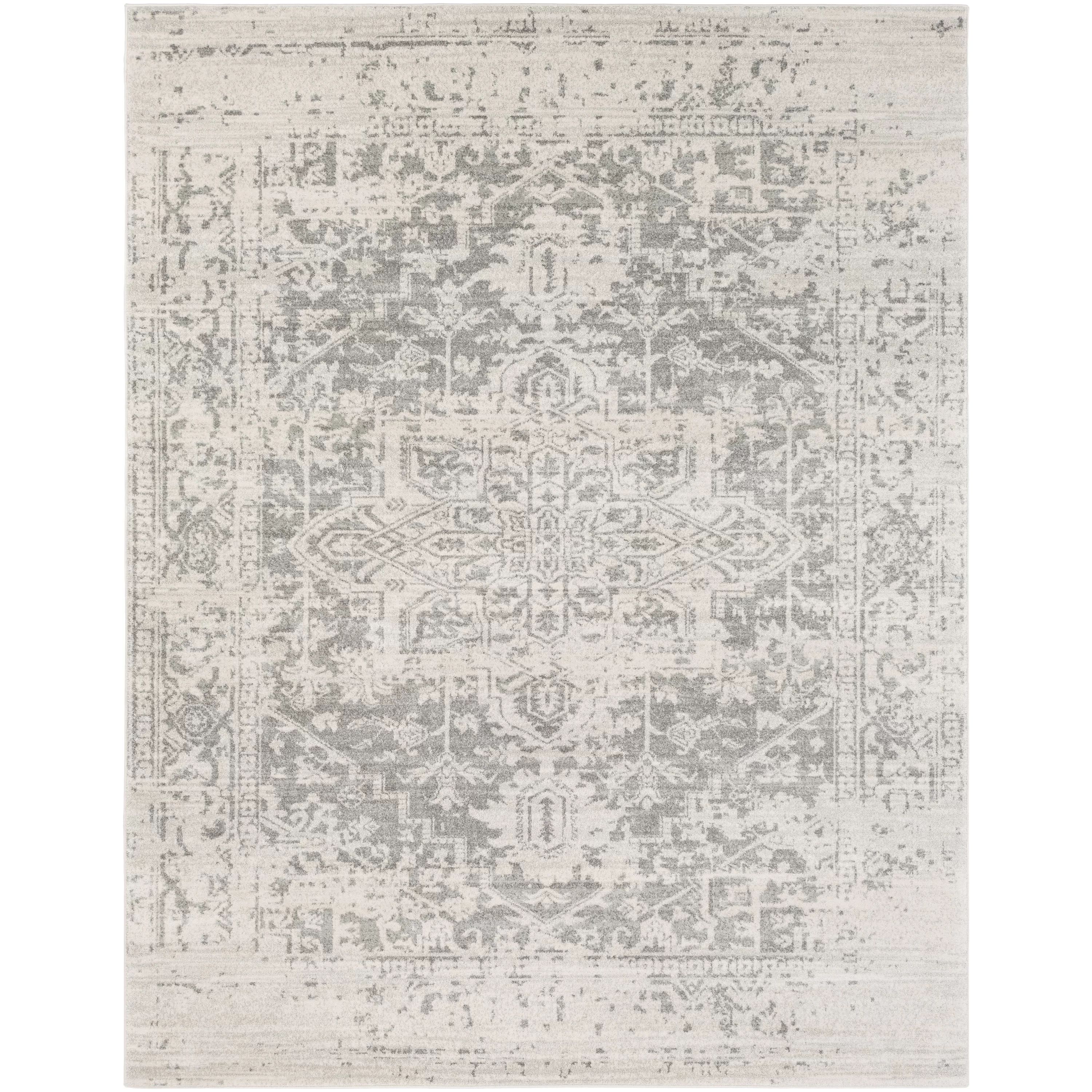 Hillsby Oriental Charcoal/Light Gray/Beige Area Rug | Wayfair Professional