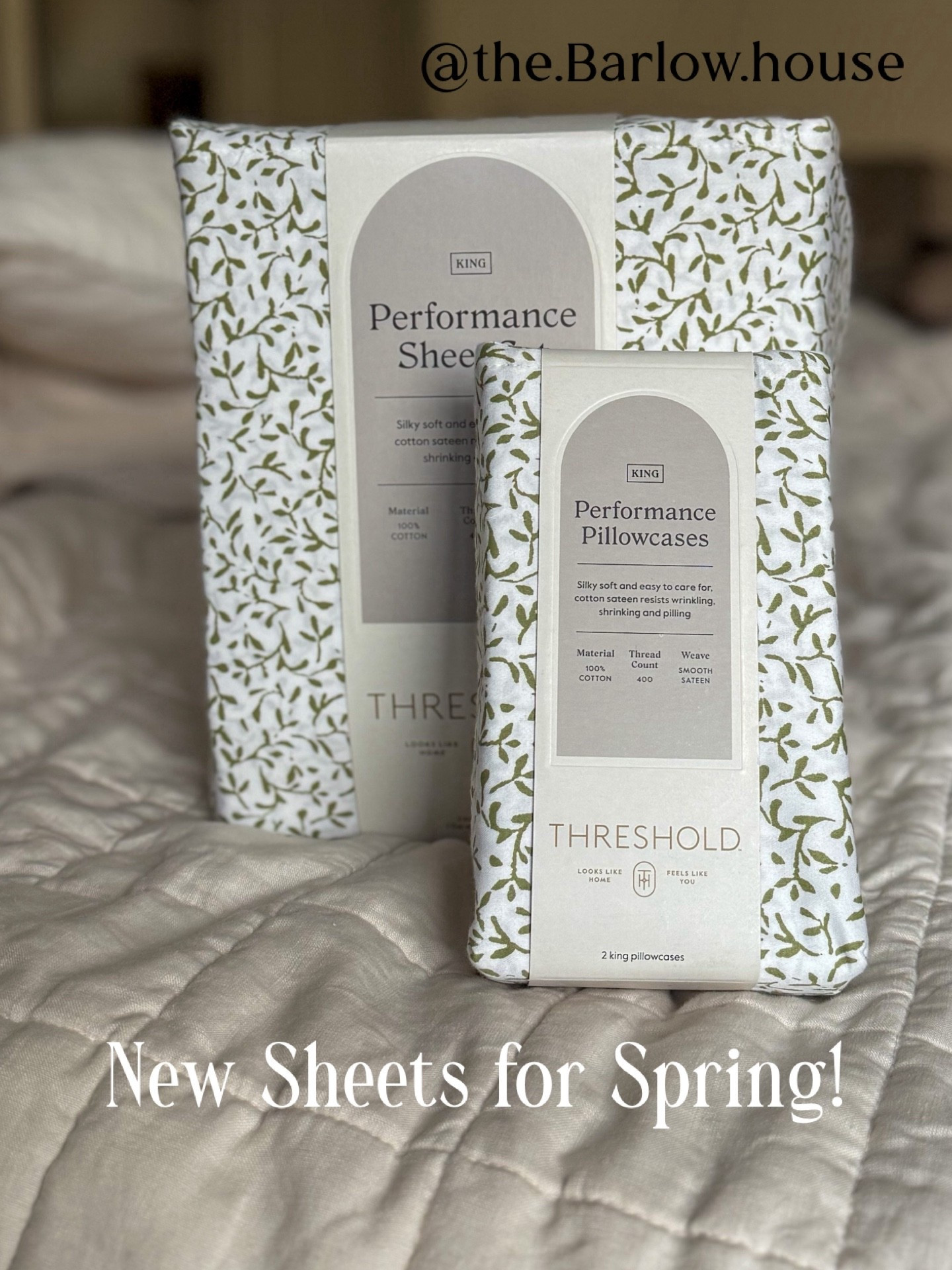 New Sheet set from Target! 
Adding a little refresh into our bedroom! 
Love matching these with my Quince bedspread! 


#LTKmorningroutine #LTKSeasonal #LTKHome