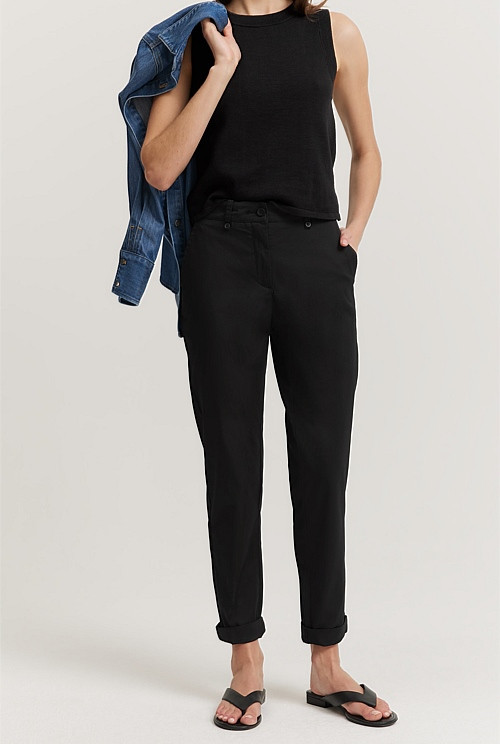 Twill Walk Pant | Country Road