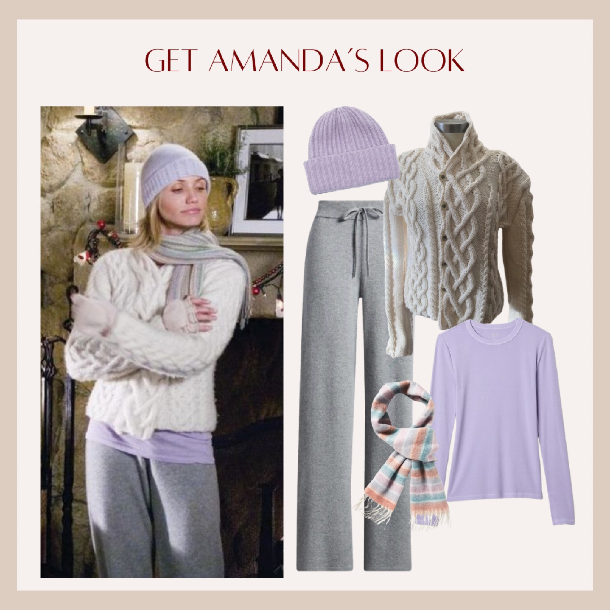 Lazy days never looked so chic!  Amanda’s cozy loungewear from The Holiday is total goals—soft knits, neutral tones, and all the comfy vibes. Found some exact and similar pieces so you can steal her stay-in style! 
#AmandaWoodsStyle #TheHolidayVibes #CozyLoungewear #ChicAtHome #MovieStyleGoals #ComfyAndChic #StayInStyle #NeutralFashion #HomeStyle #Loungewear

#LTKStyleTip 

#LTKOver40 #LTKHome