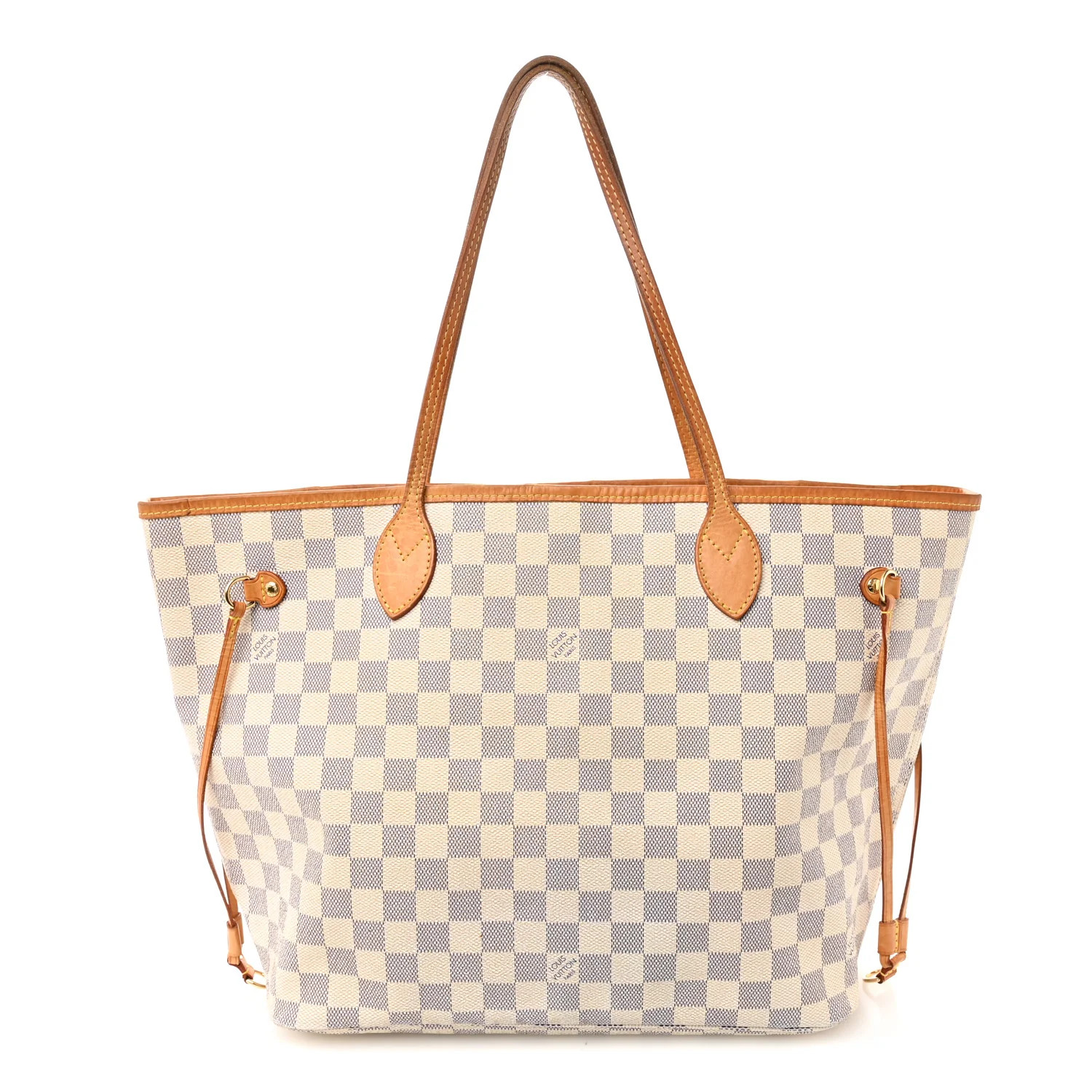 Damier Azur Neverfull MM | FASHIONPHILE (US)