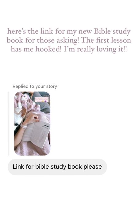 Here’s the link for the new Bible study book I started! Your Fresh Start Bible study 

#biblestudy #biblestudybook

#LTKGiftGuide #LTKHome #LTKFindsUnder50
