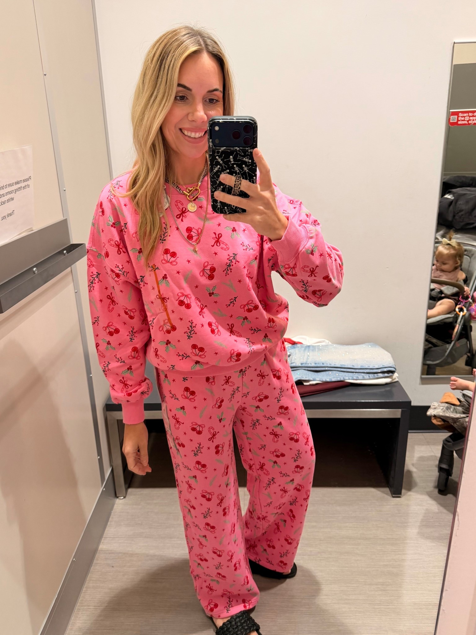 I sized up in the bottoms to a medium and did my normal size small in the top! 
Christmas sweats, Christmas outfit, Christmas set. 

#LTKHoliday #LTKSeasonal