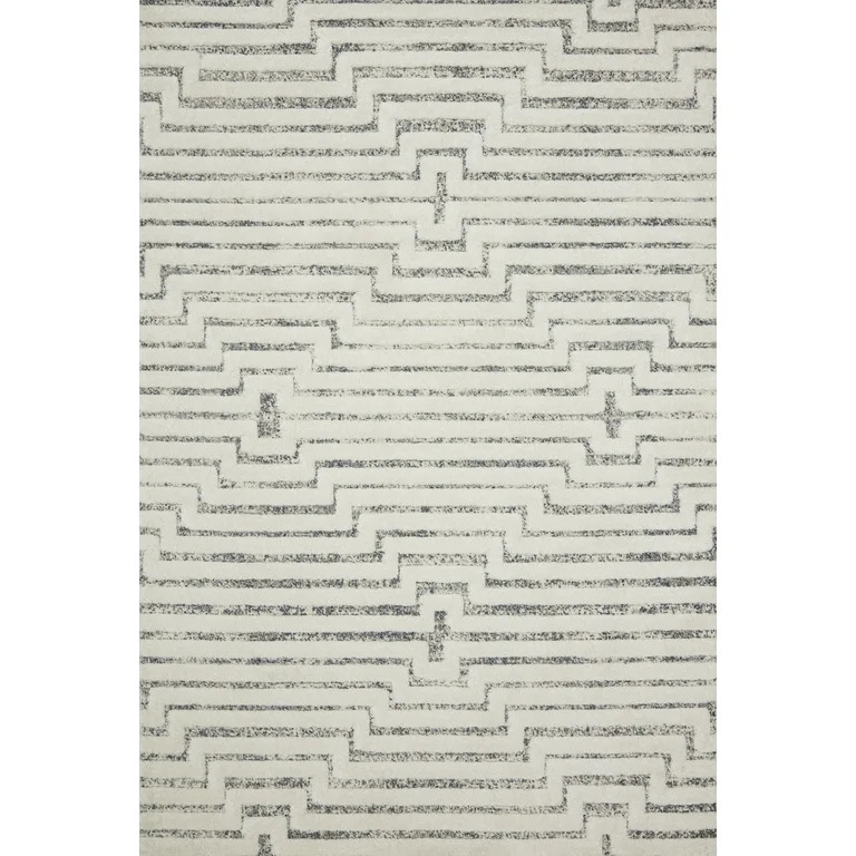 Loloi II Hagen HAG-03 White / Sky Geometric Area Rug 9'-6" x 13' | Walmart (US)