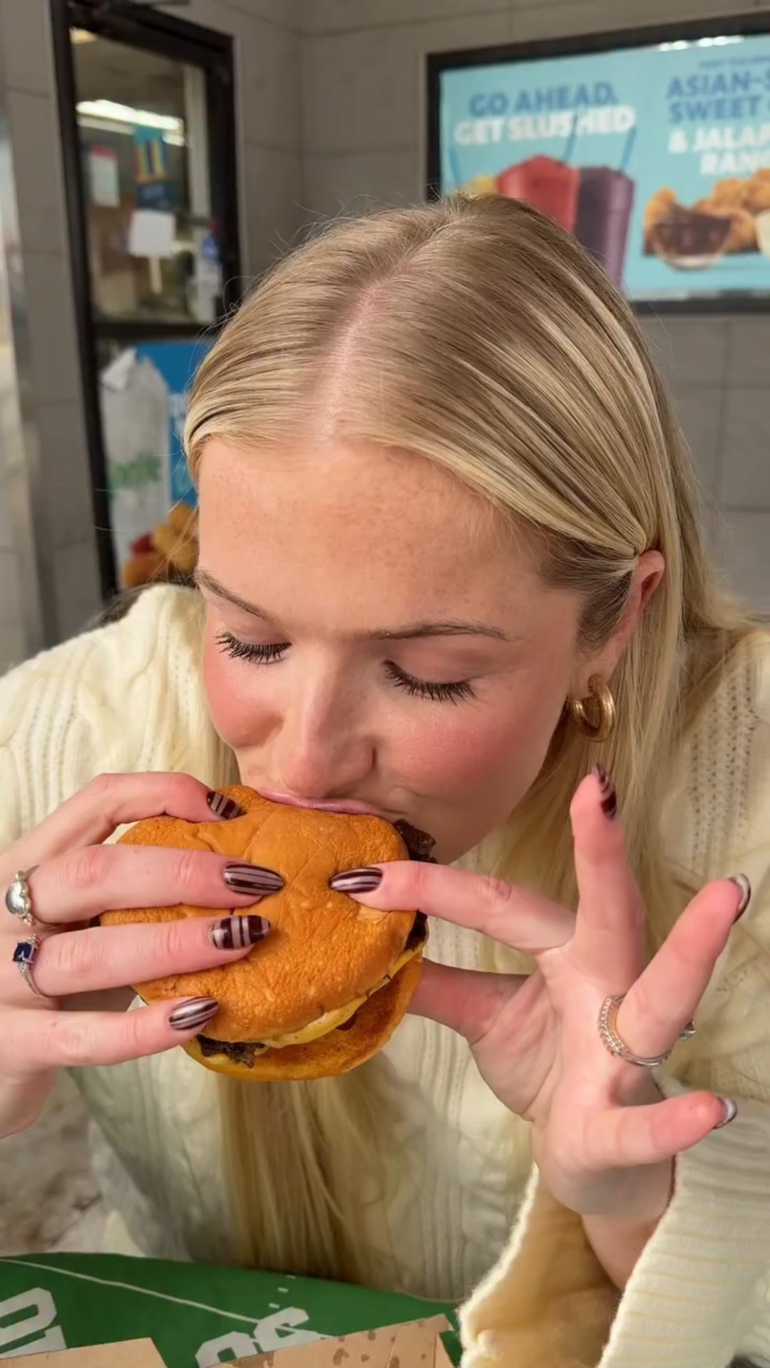 Tailgating done right with @sonicdrivein smashers🍔🤤 You can guess who we’re cheering for :) 

#LTKootd #LTKHoliday #LTKBeauty