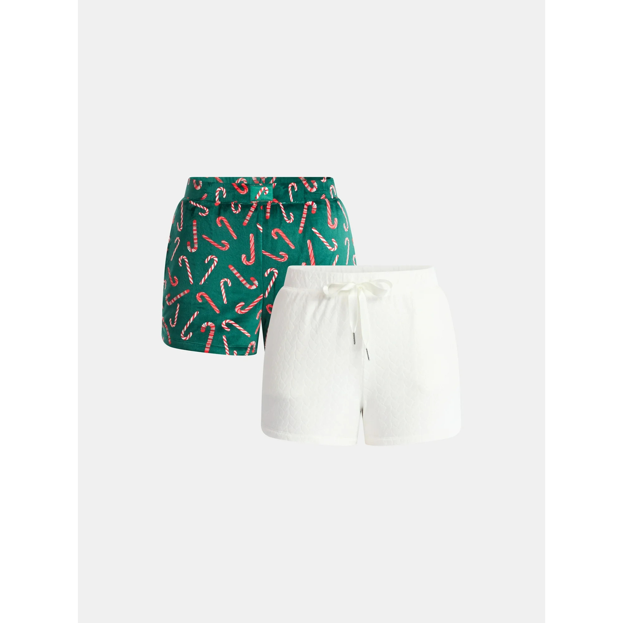 Holiday Time Women's and Women's Plus Christmas Sleep Shorts, 2-Pack, Sizes XS-3X | Walmart (US)