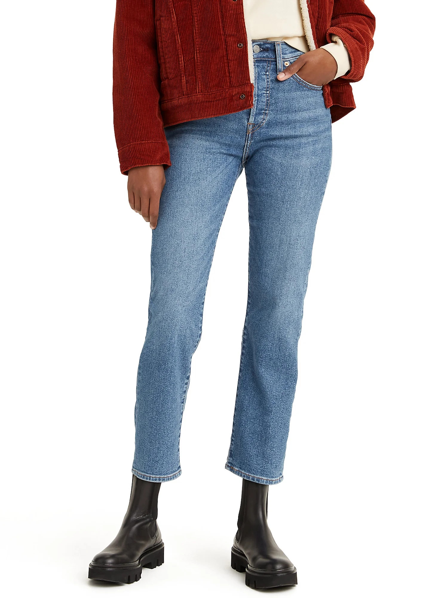 Levi's Original Red Tab Women's Wedgie Straight Jeans | Walmart (US)