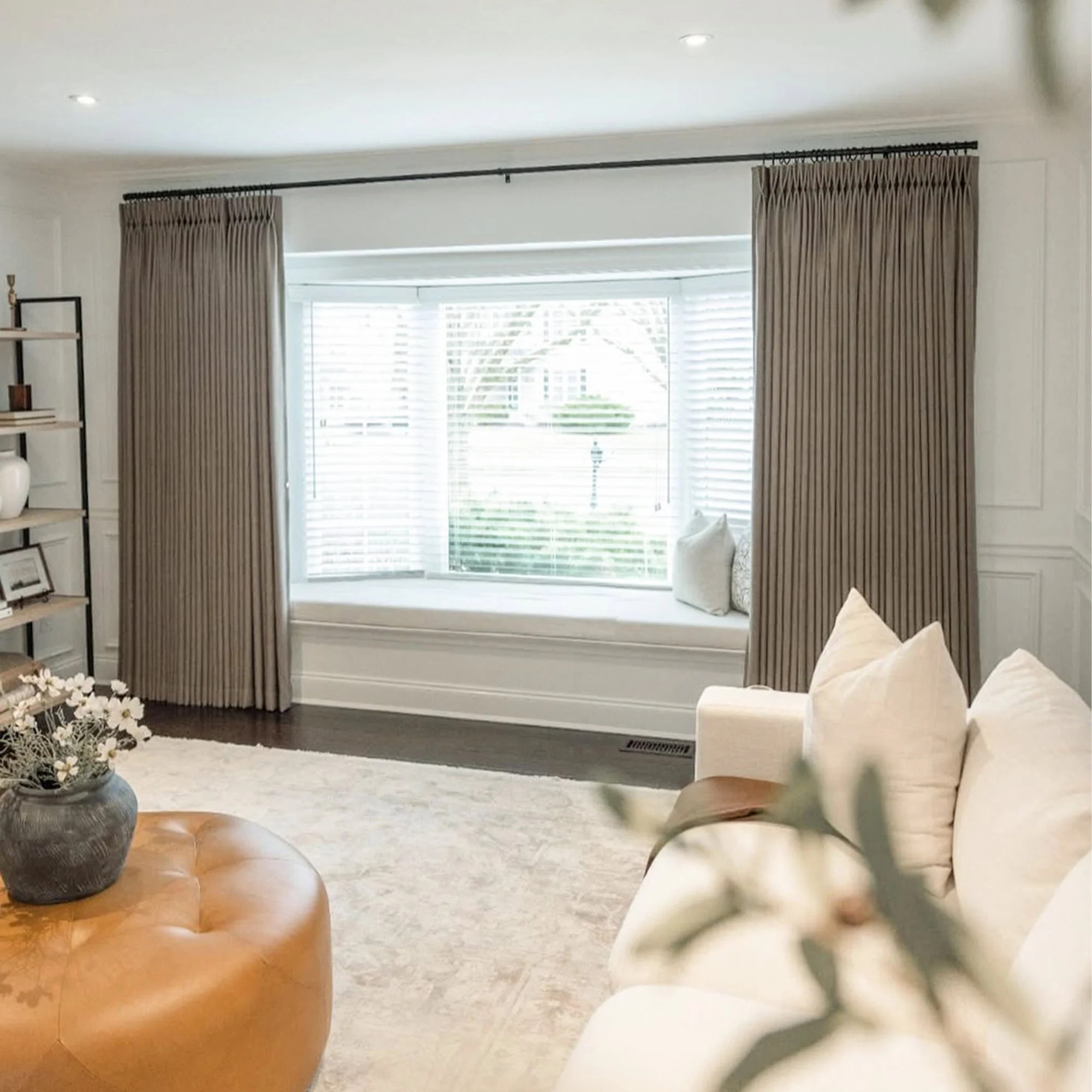 Lesley Linen Blend Curtains | Curtarra