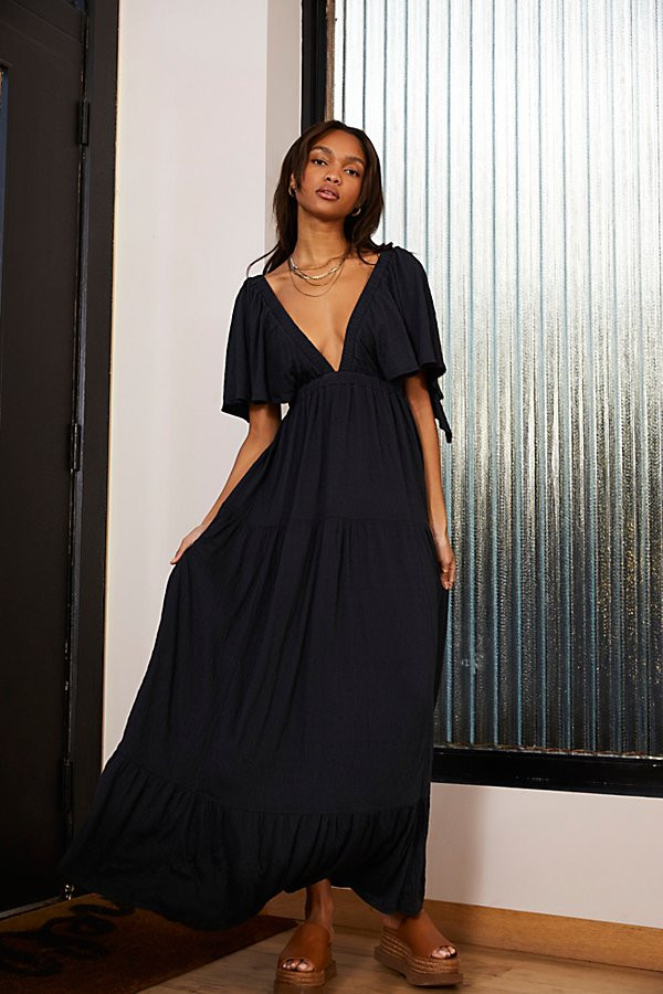 La La Maxi Dress by FP Beach at Free People, Black, L | Free People (Global - UK&FR Excluded)