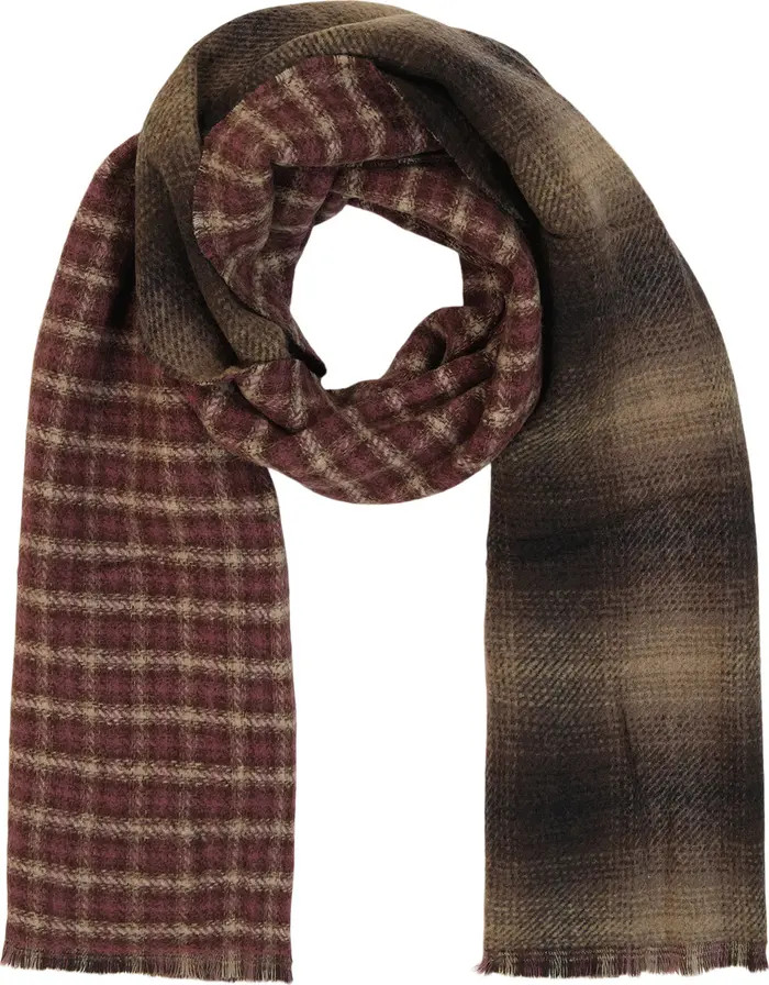 AllSaints Reversible Check Scarf | Nordstromrack | Nordstrom Rack